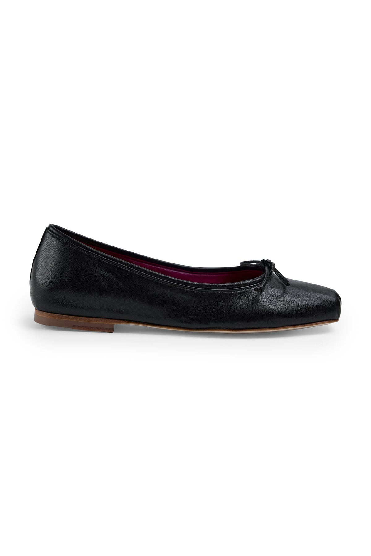 The Melissa Ballet Flat in Noir