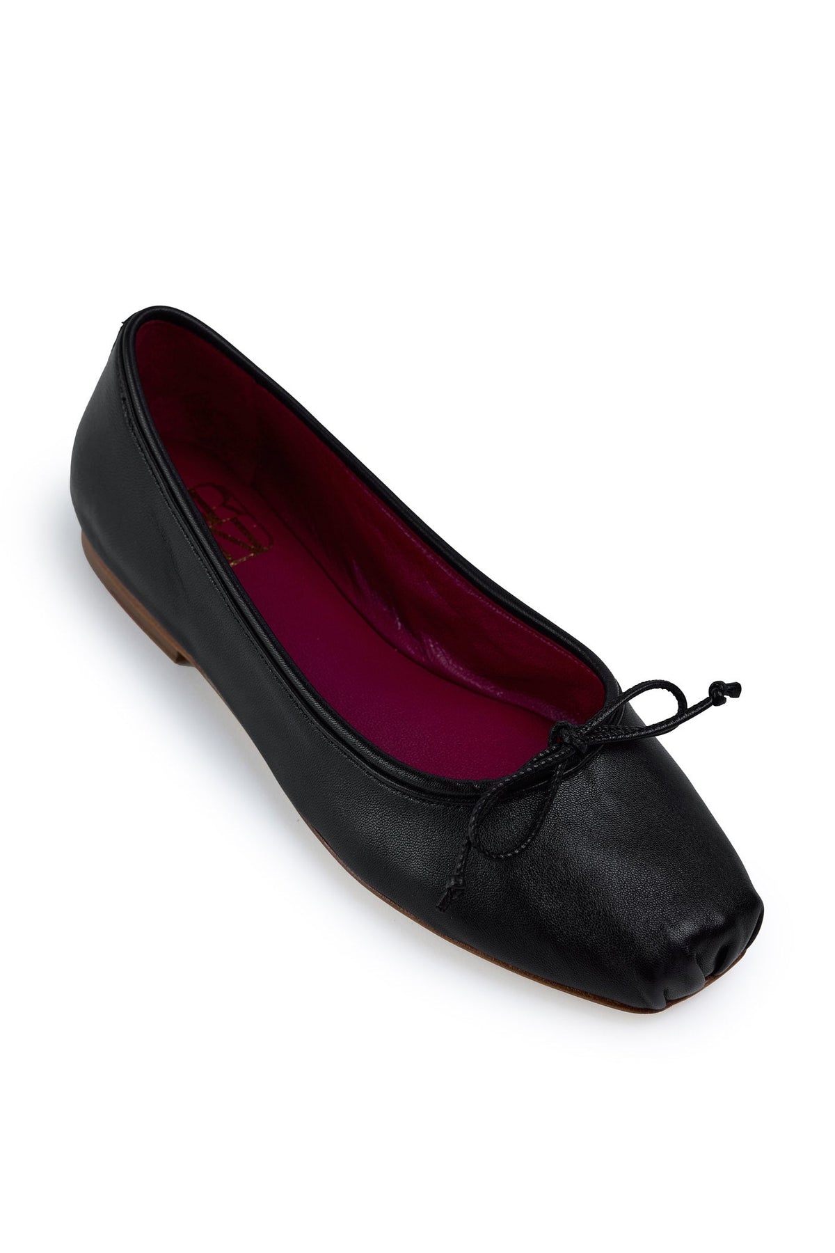 The Melissa Ballet Flat in Noir