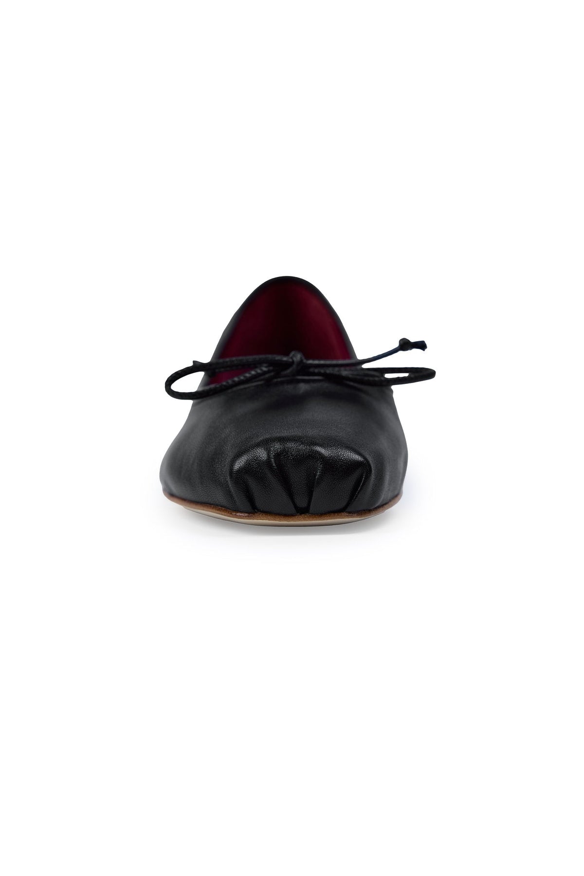 The Melissa Ballet Flat in Noir