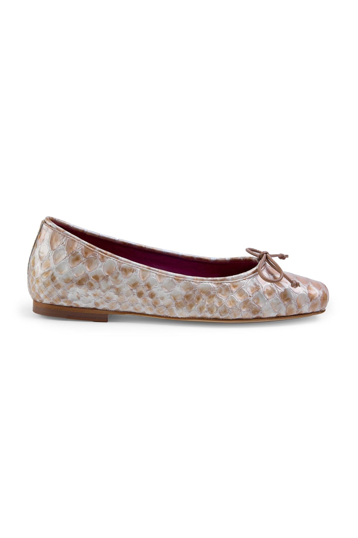 The Exotic Melissa Ballet Flat in Tawny