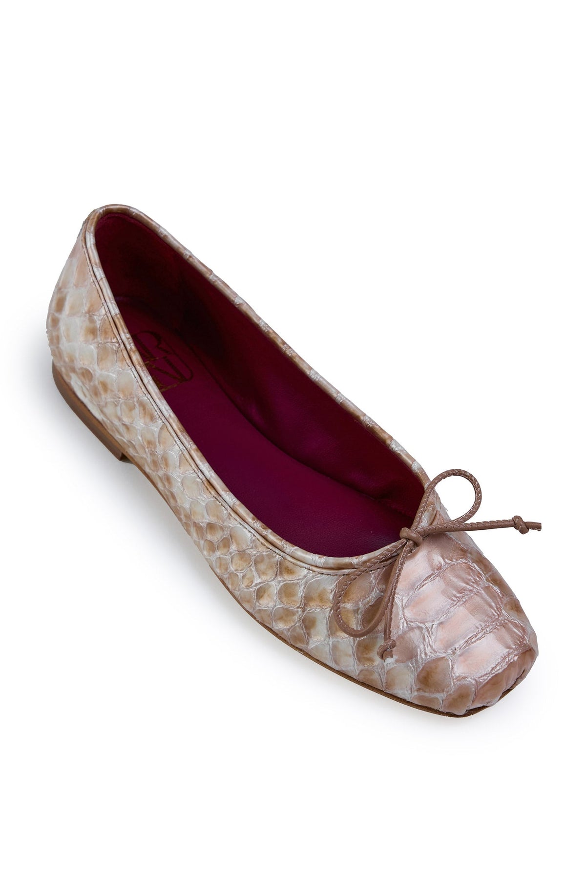 The Exotic Melissa Ballet Flat in Tawny