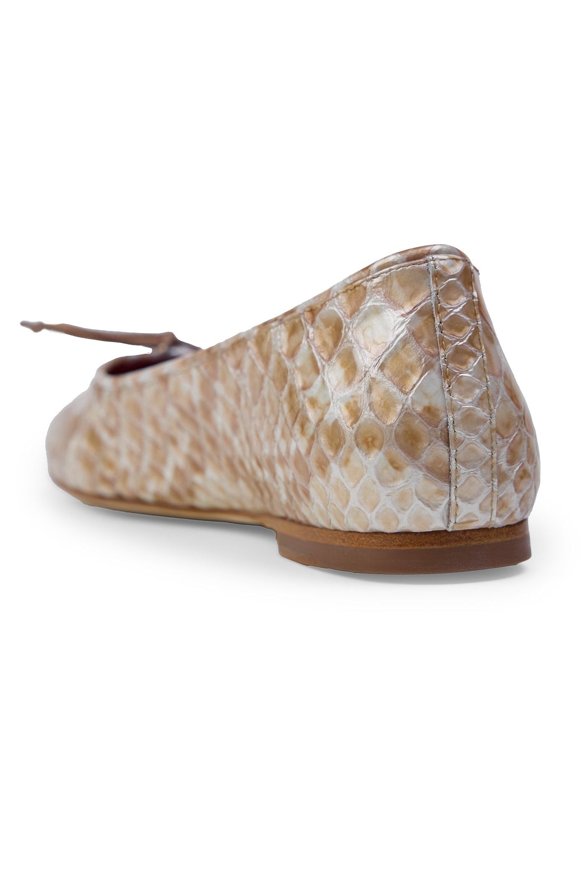 The Exotic Melissa Ballet Flat in Tawny