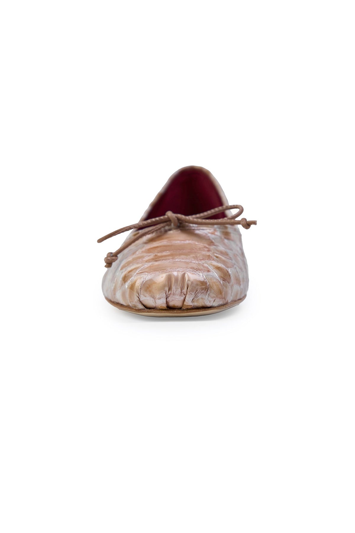 The Exotic Melissa Ballet Flat in Tawny