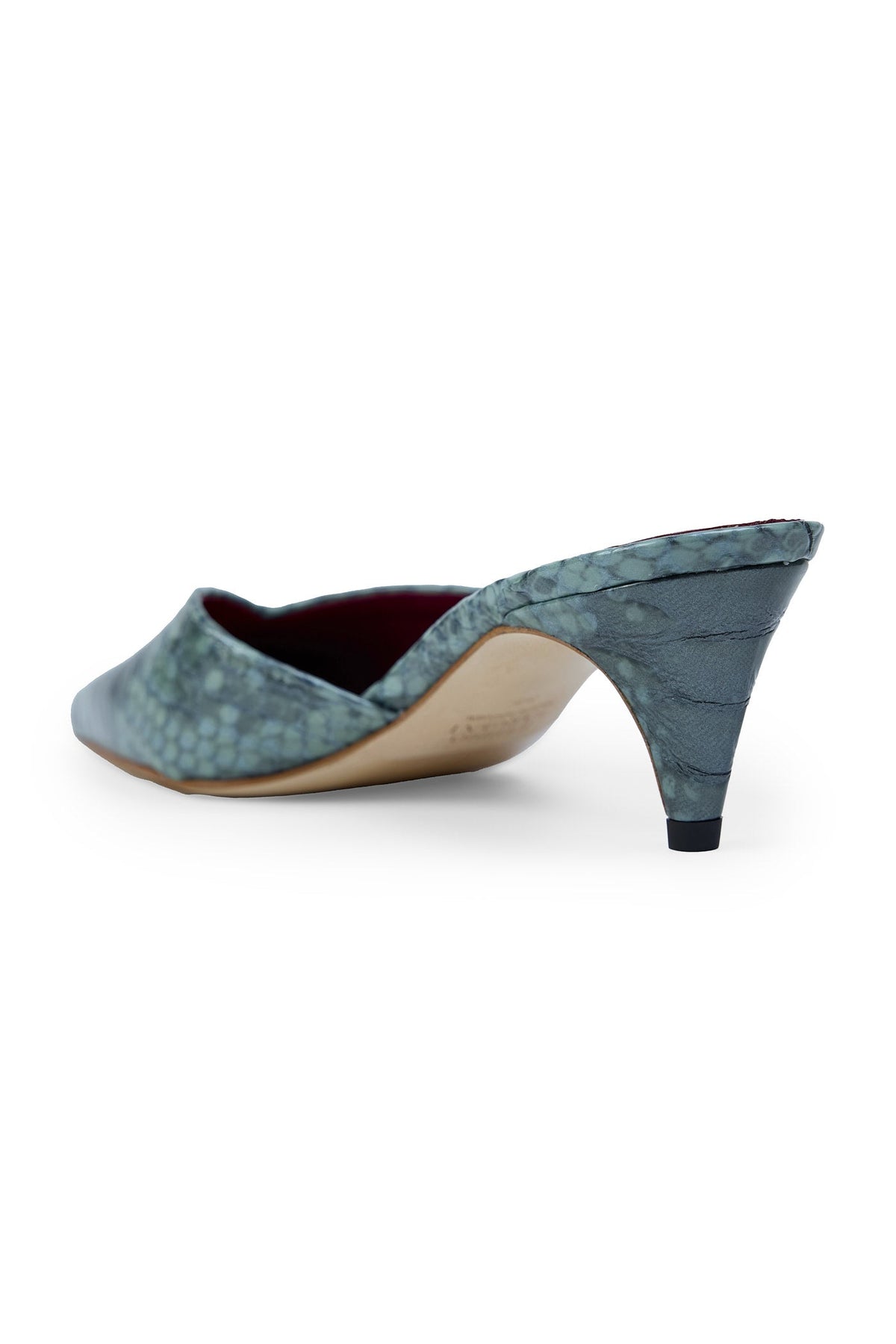 The Exotic Carol Kitten Heel in Peacock