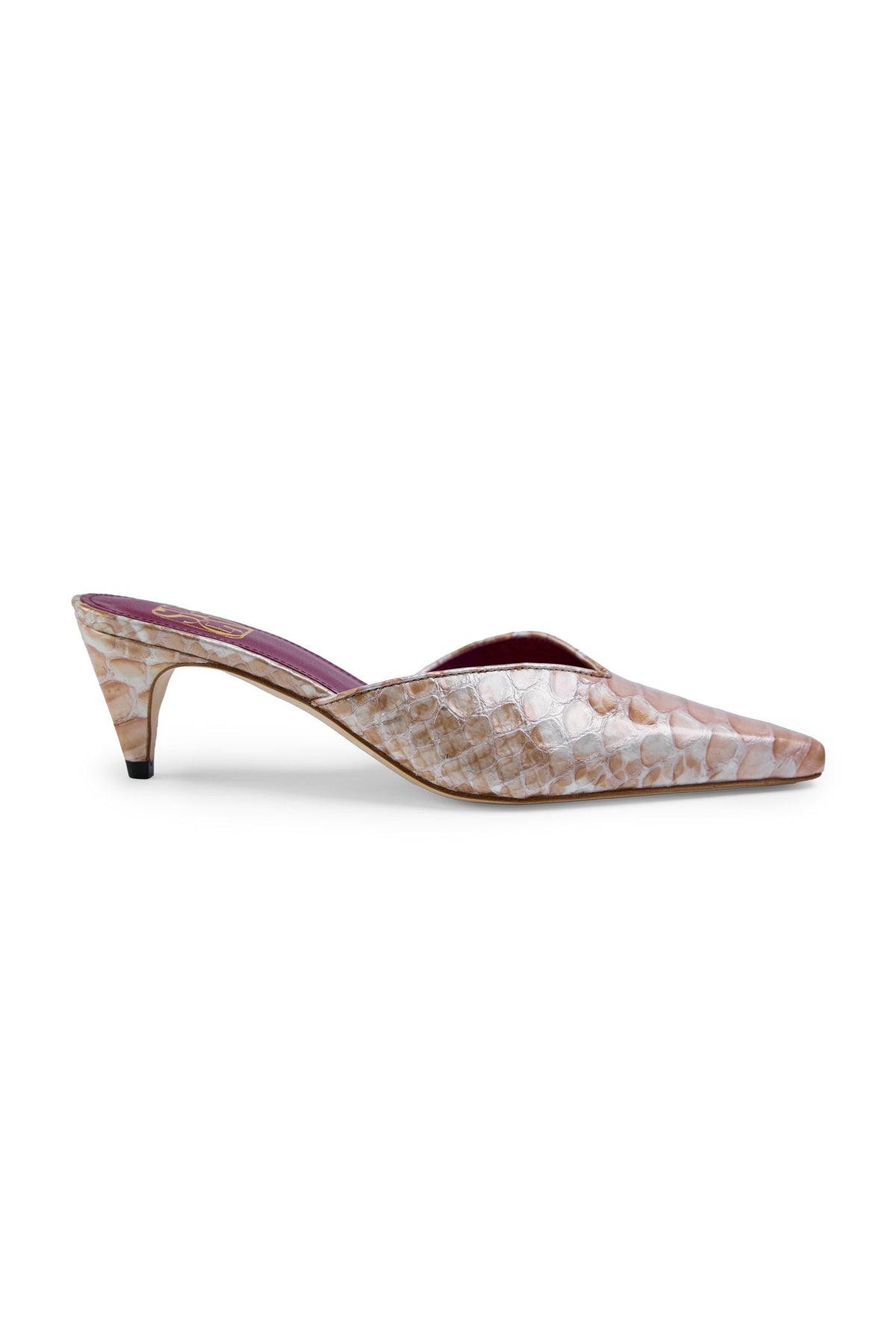 The Exotic Carol Kitten Heel in Tawny