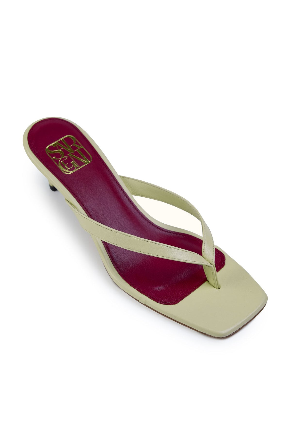 The Holly Heeled Sandal in Butter