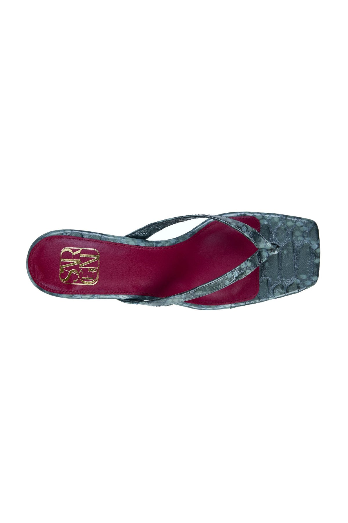 The Exotic Holly Heeled Sandal in Peacock