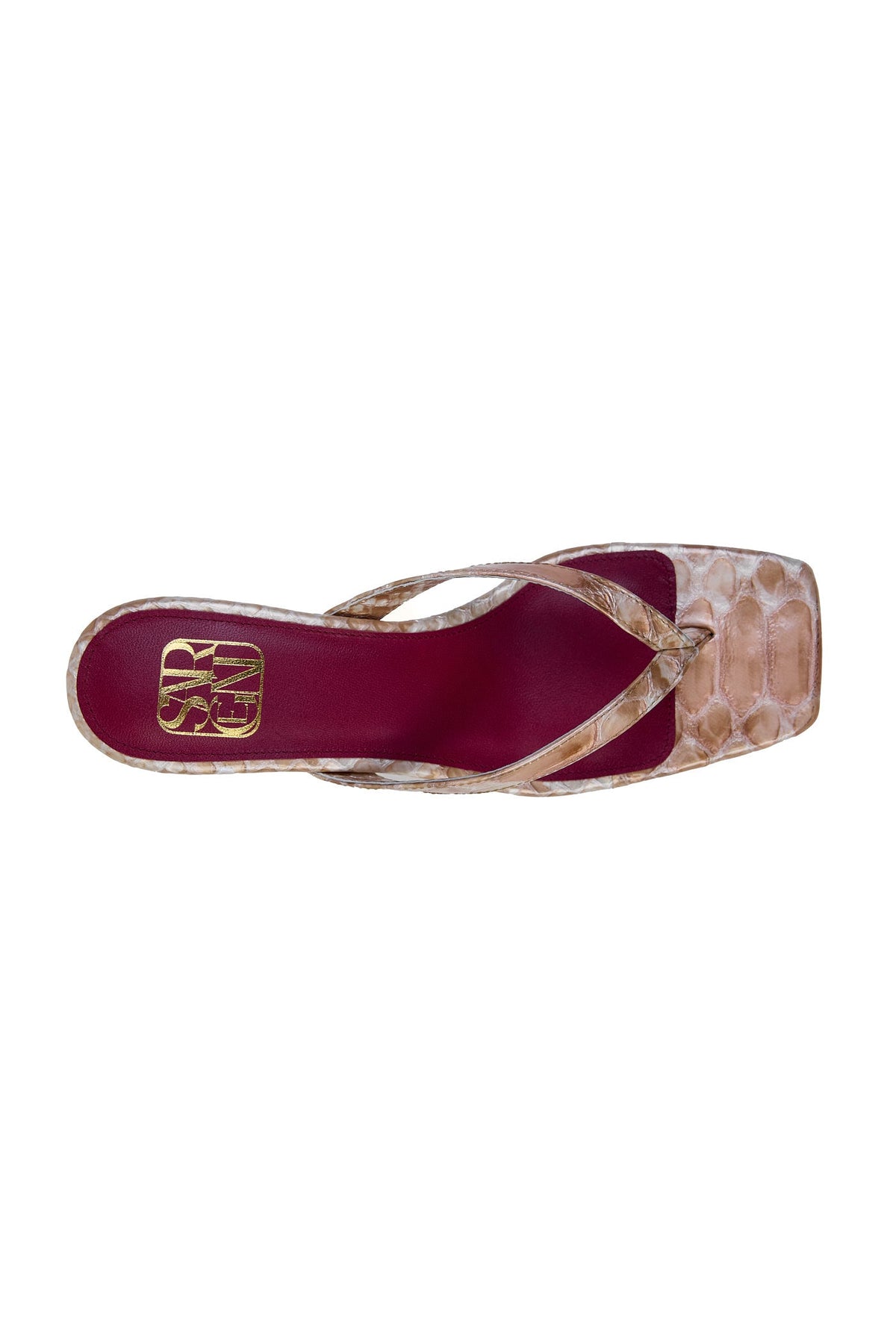 The Exotic Holly Heeled Sandal in Tawny